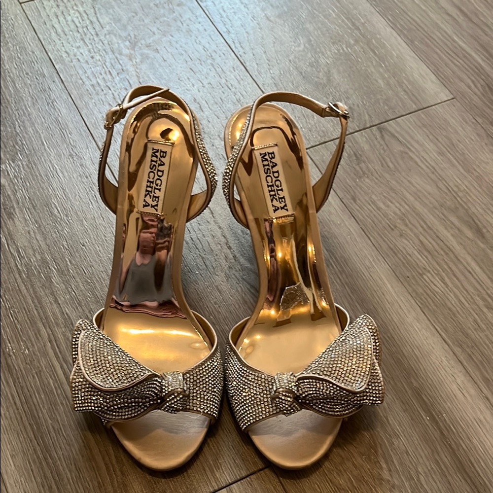 Badgley Mischka Remi Nude heel - Picture 3 of 5